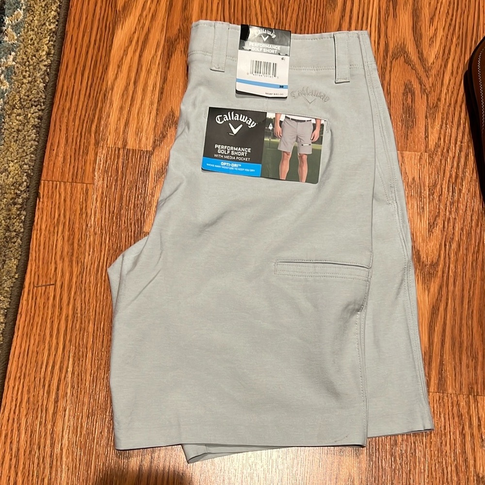 Callaway Gray Golf Shorts